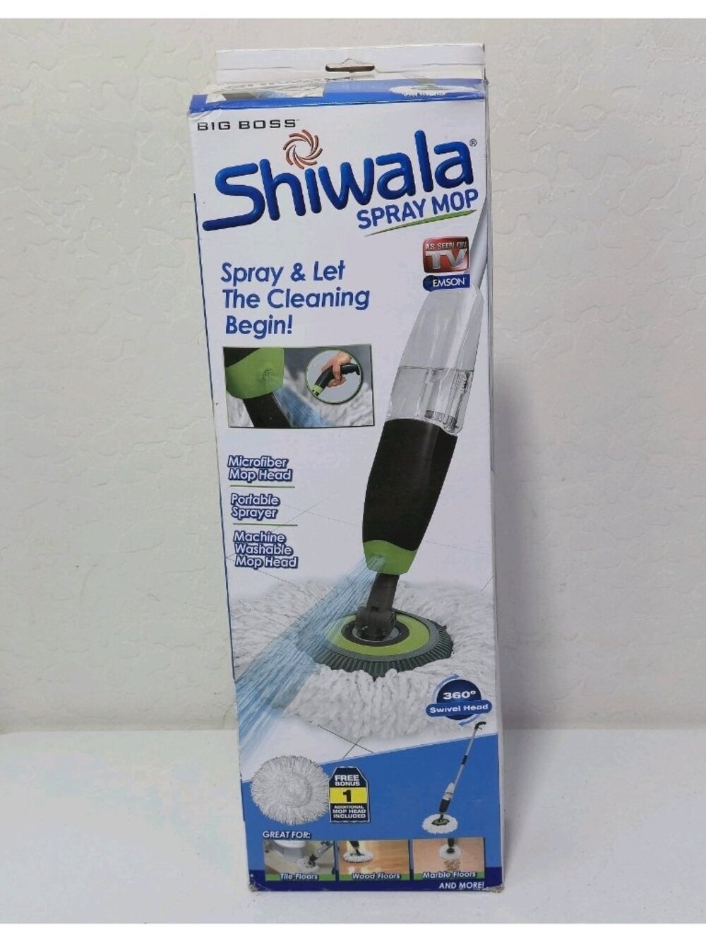 Big Boss Shiwala Spray Mop Absorbent 360 Swivel